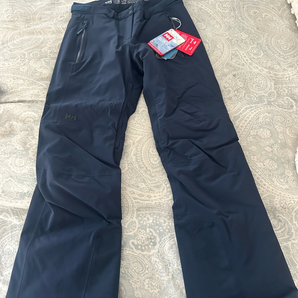 Helly Hansen SKI/SNOW PANTS NEW WITH TAGS Navy fitted ski/snowboarded pants